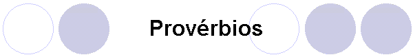 Provrbios