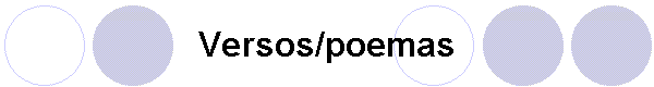 Versos/poemas